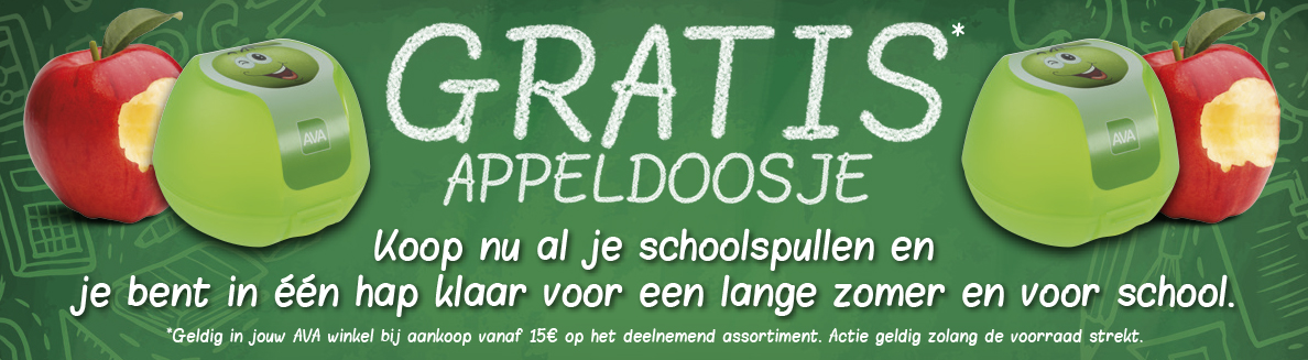terug naar school appeldoosje